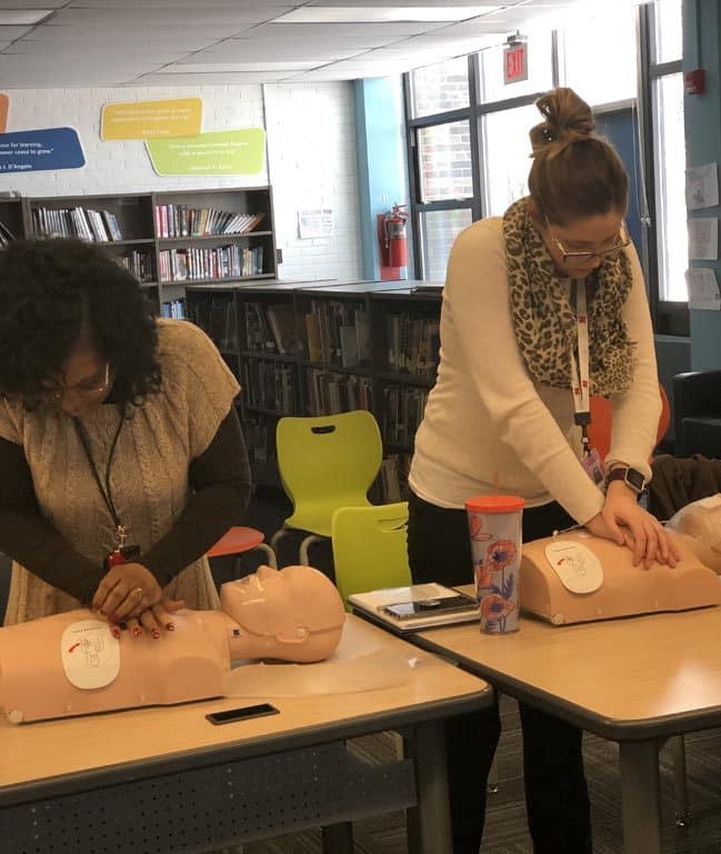 CPR training, emergency training, AED training